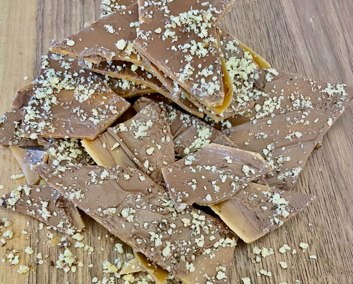 Chocolate Covered Toffee — handcrafted in Scottsdale